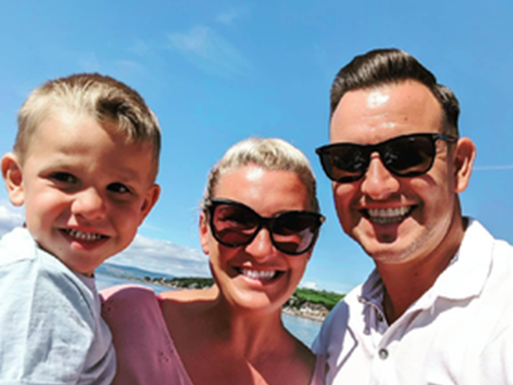 Elliot with his parents