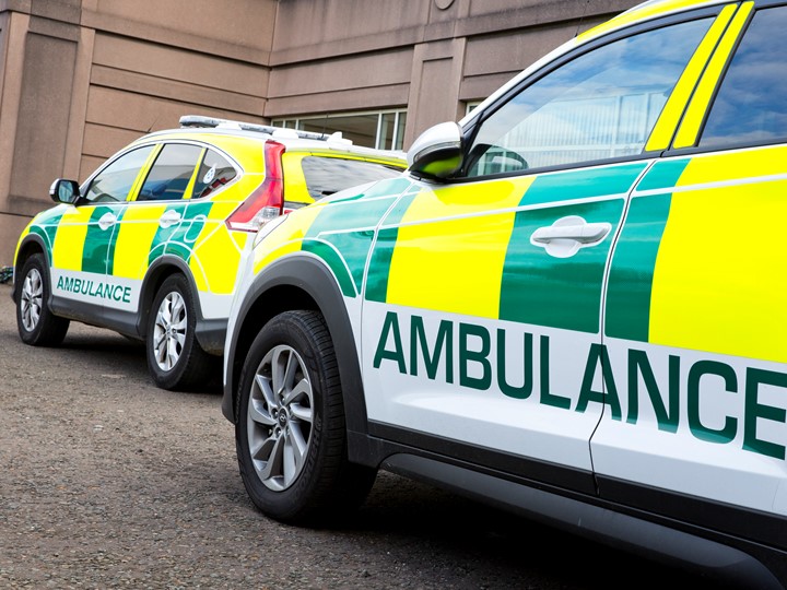 Two Paramedic Response vehicles