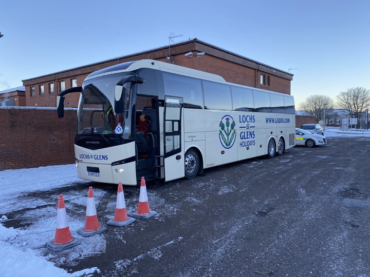 The Covid Vaccination bus