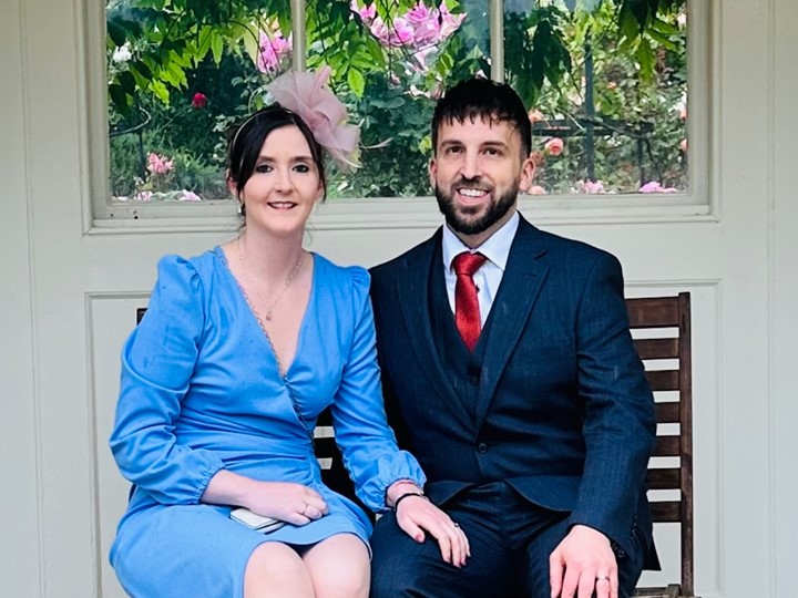 Richard with wife Marina