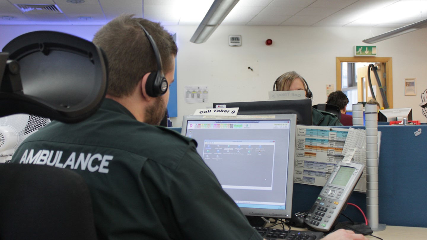 A Scheduled Care call taker