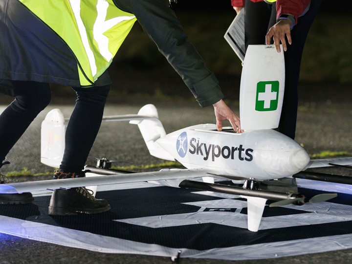 Image of someone controlling a drone