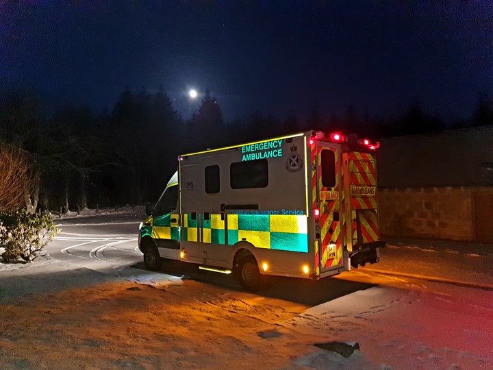 Ambulance at night