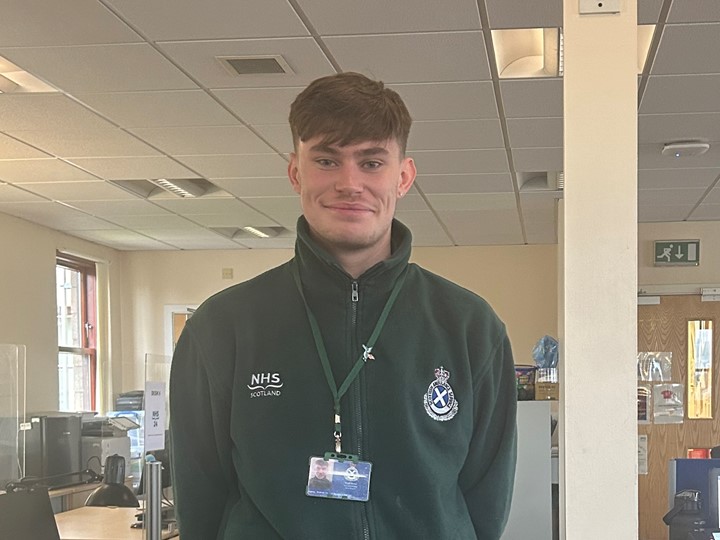 Scott in uniform in ACC